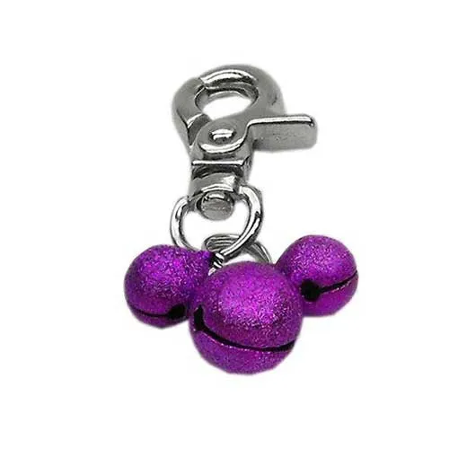 Bell Collar Charm — Purple