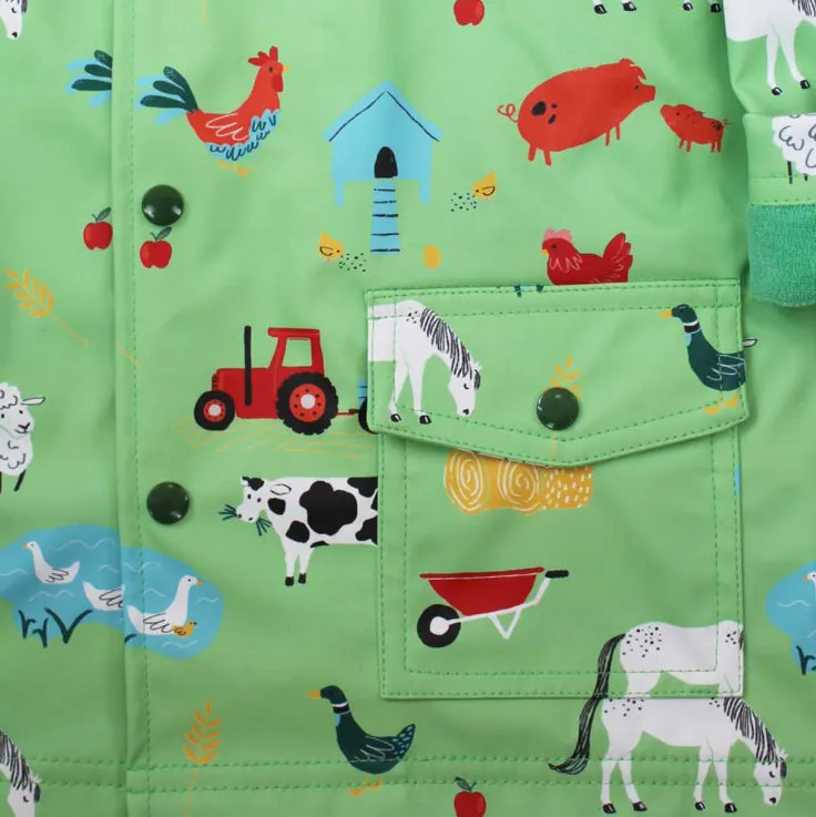 Down on the Farm Raincoat