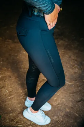 Equestrian Collection - EQ100 Black Compression Breeches