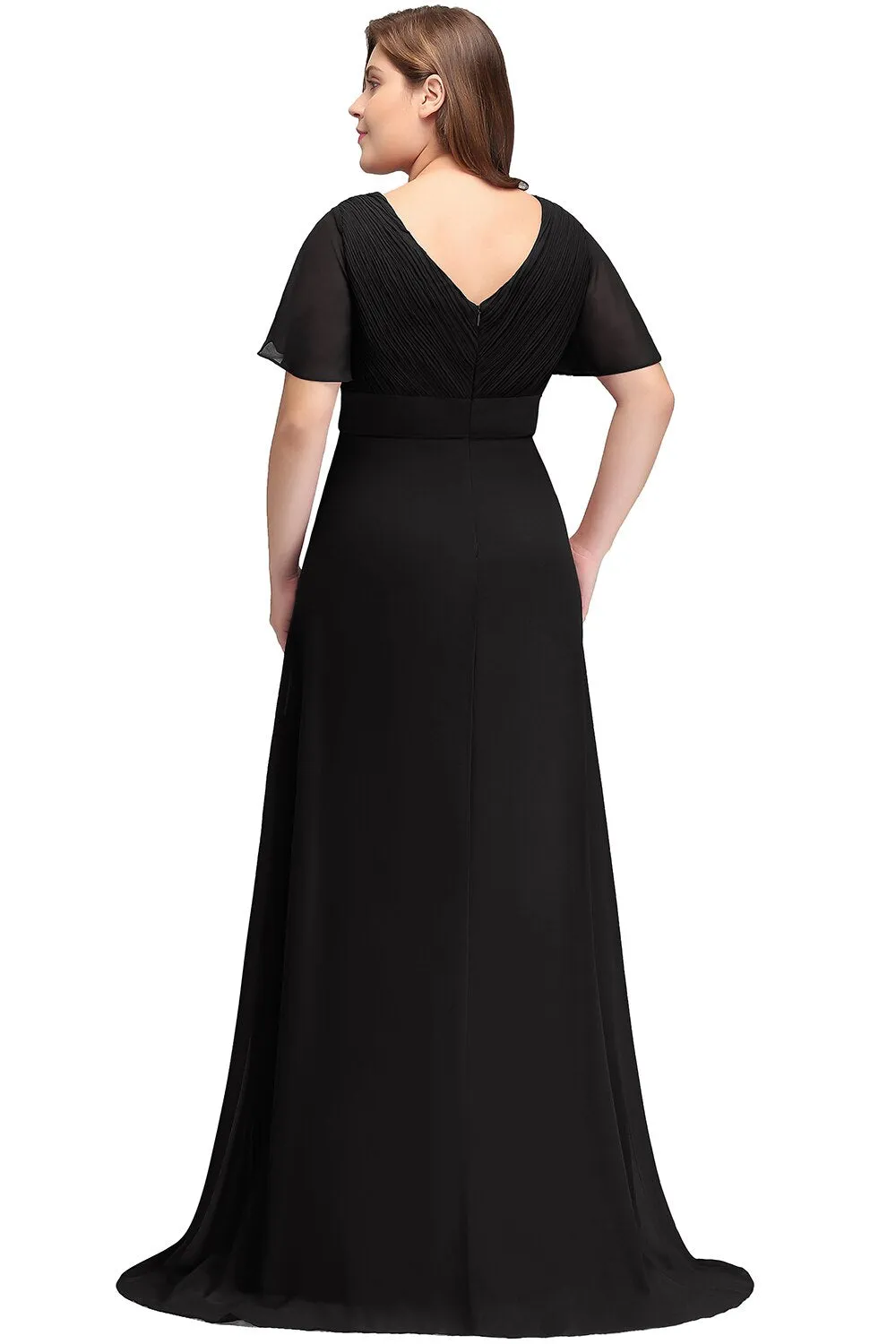 Funki Buys | Dresses | Women's Elegant Chiffon Evening Dress