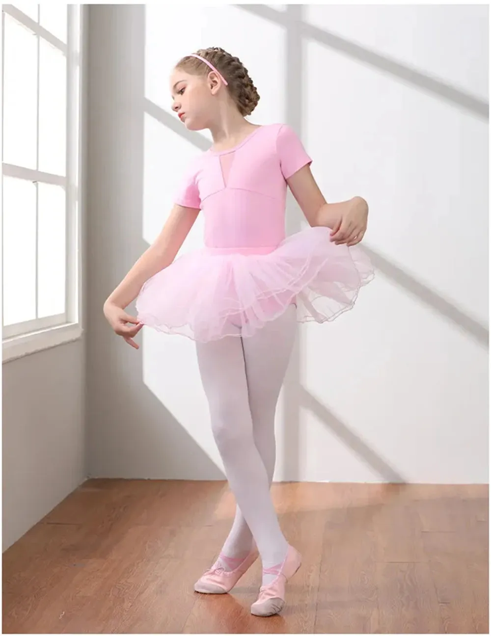 Girls Ballet Dance Tights Candy Colour Velvet Stockings