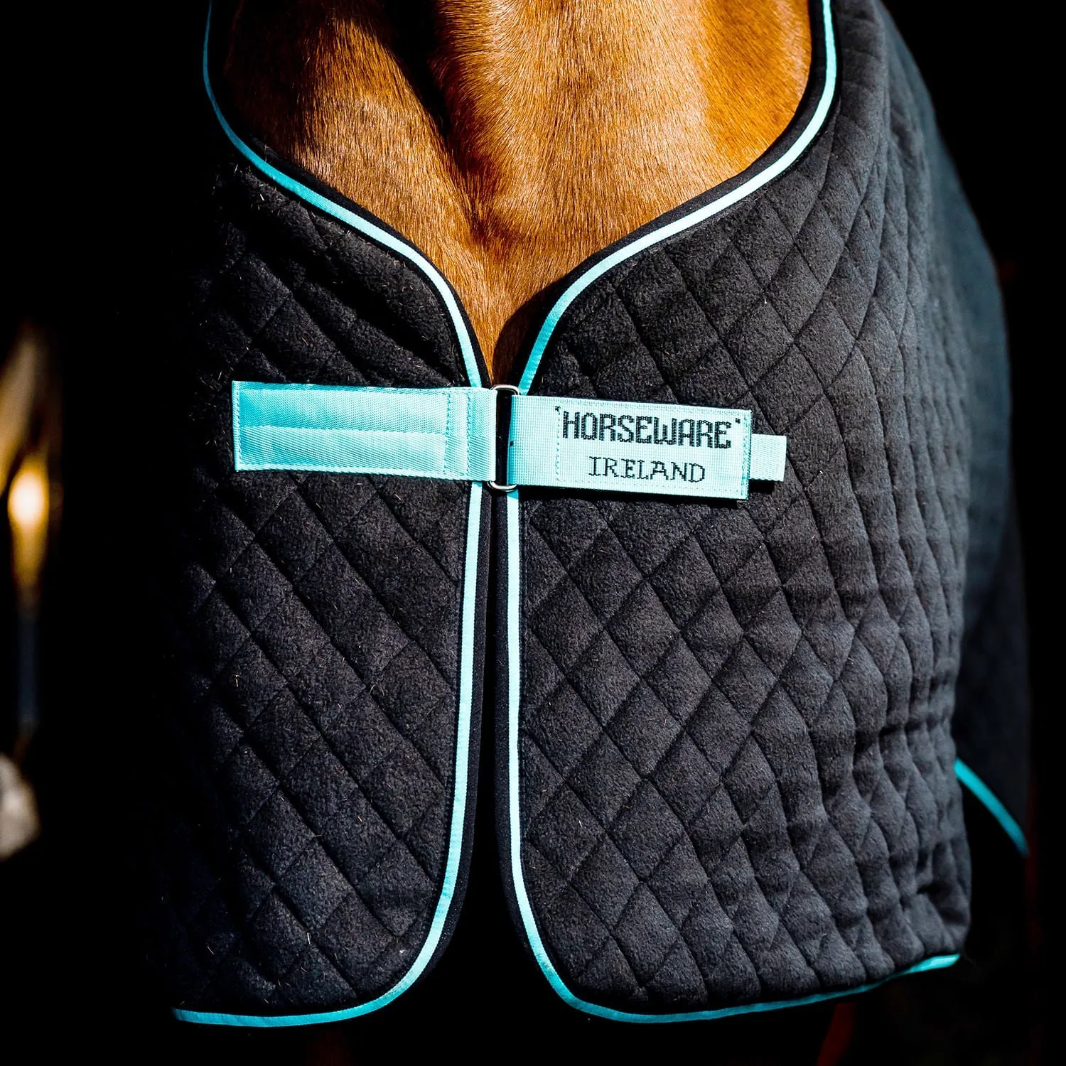 Horseware Autumn Cooler, Black/Aqua