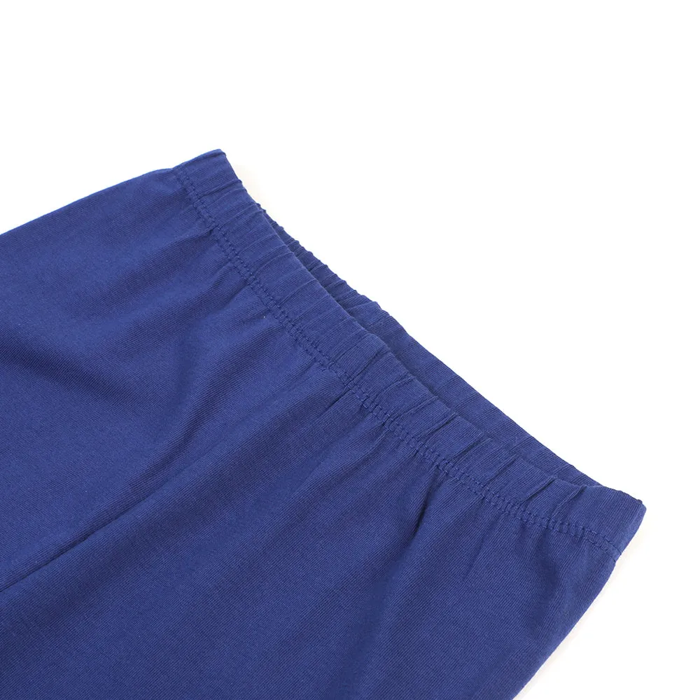 Infant Girls Plain Basic Tights - NAVY