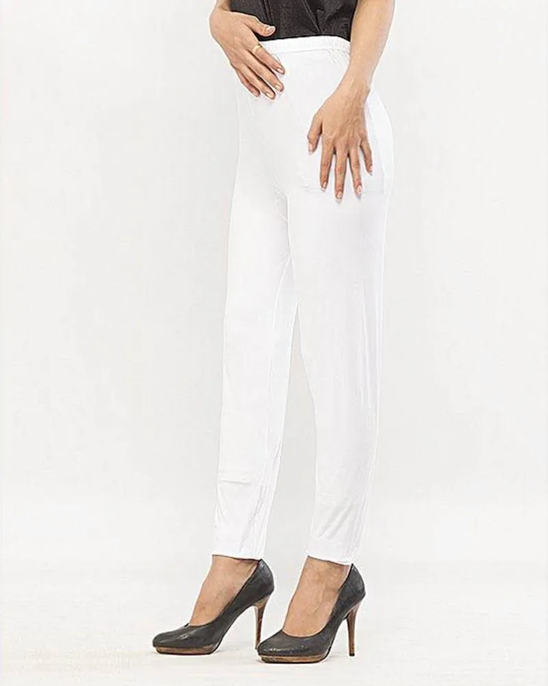 Plain Tights High Quality Fashion for Girls - ELS-8085-White