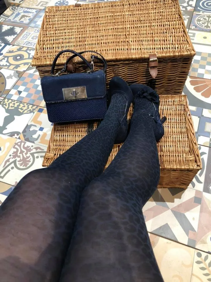 Premium Silky Coloured Opaque 70 Denier Tights Leopard Print Collection