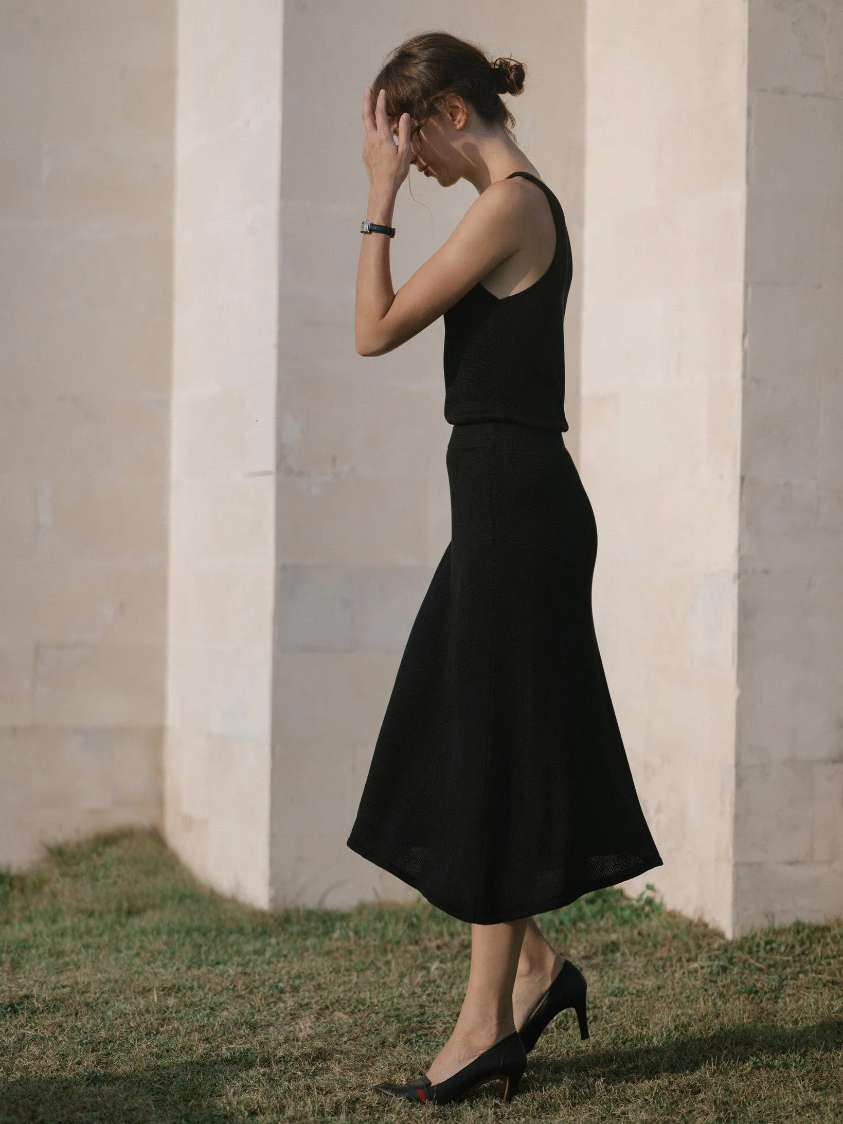 Rayon Knit Skirt