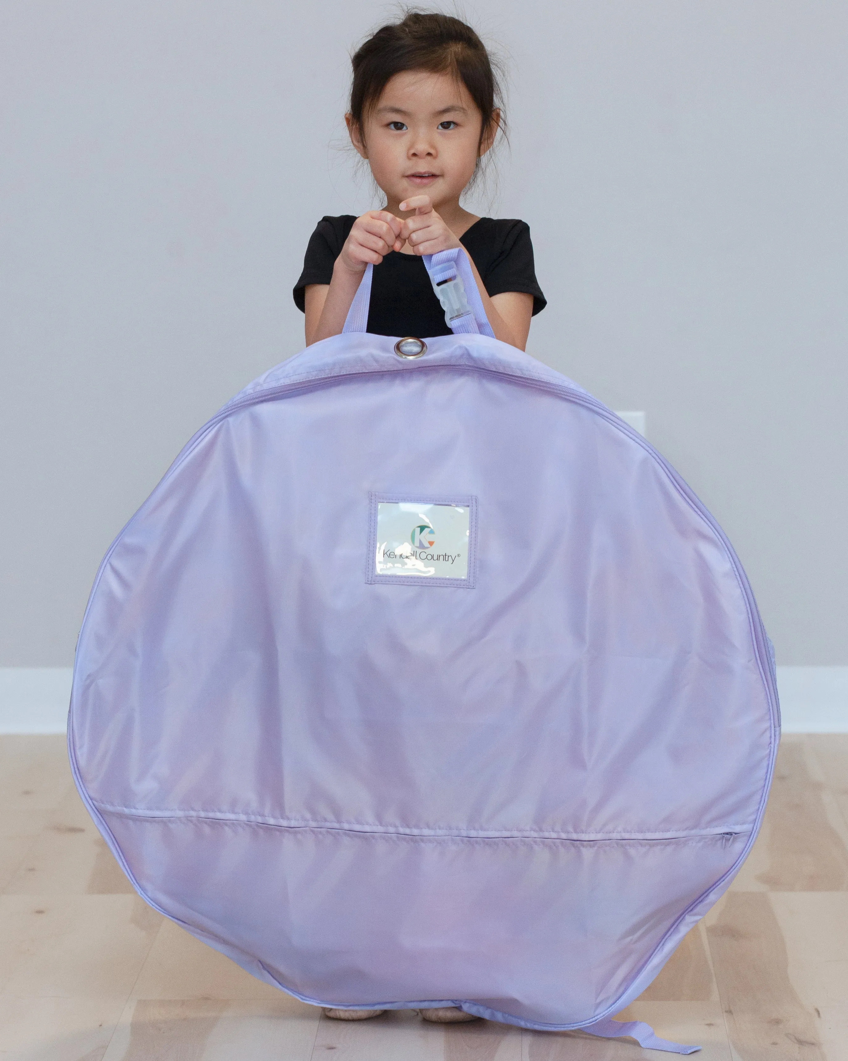 Small Pancake Tutu Garment Bag with pockets - Lilac Purple, 30"