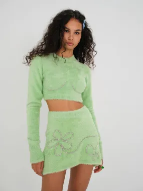 Sullivan Mini Skirt in Green
