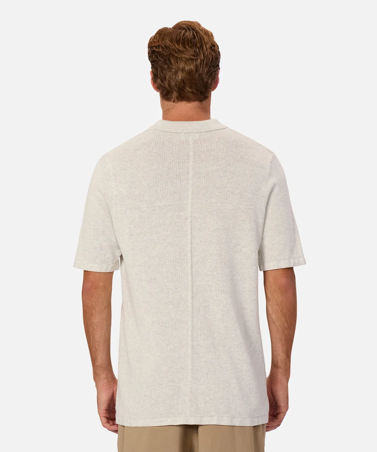 The Barletta Polo - Oat Melange
