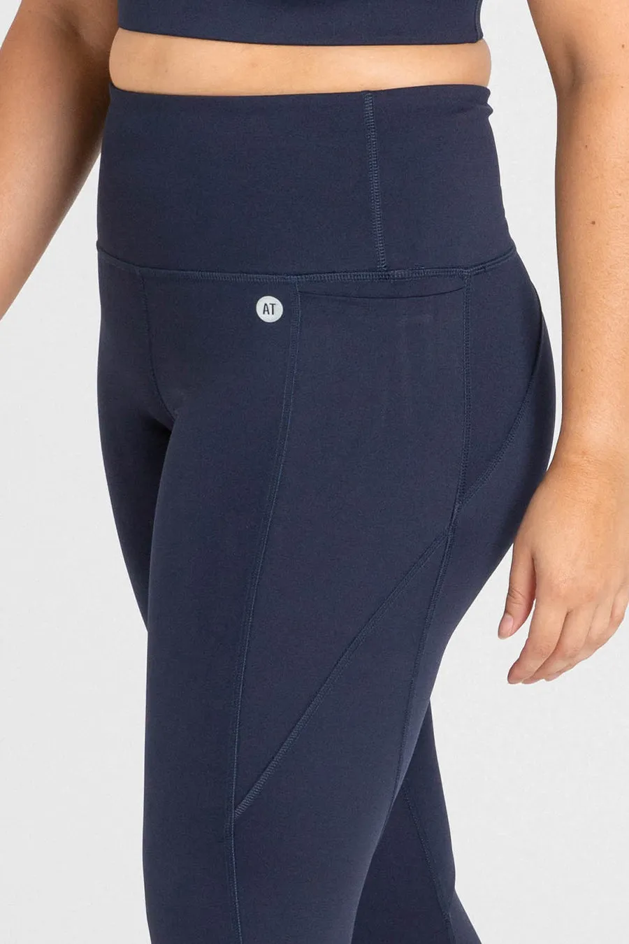 Training Pocket 3/4 Length Tight - Navy