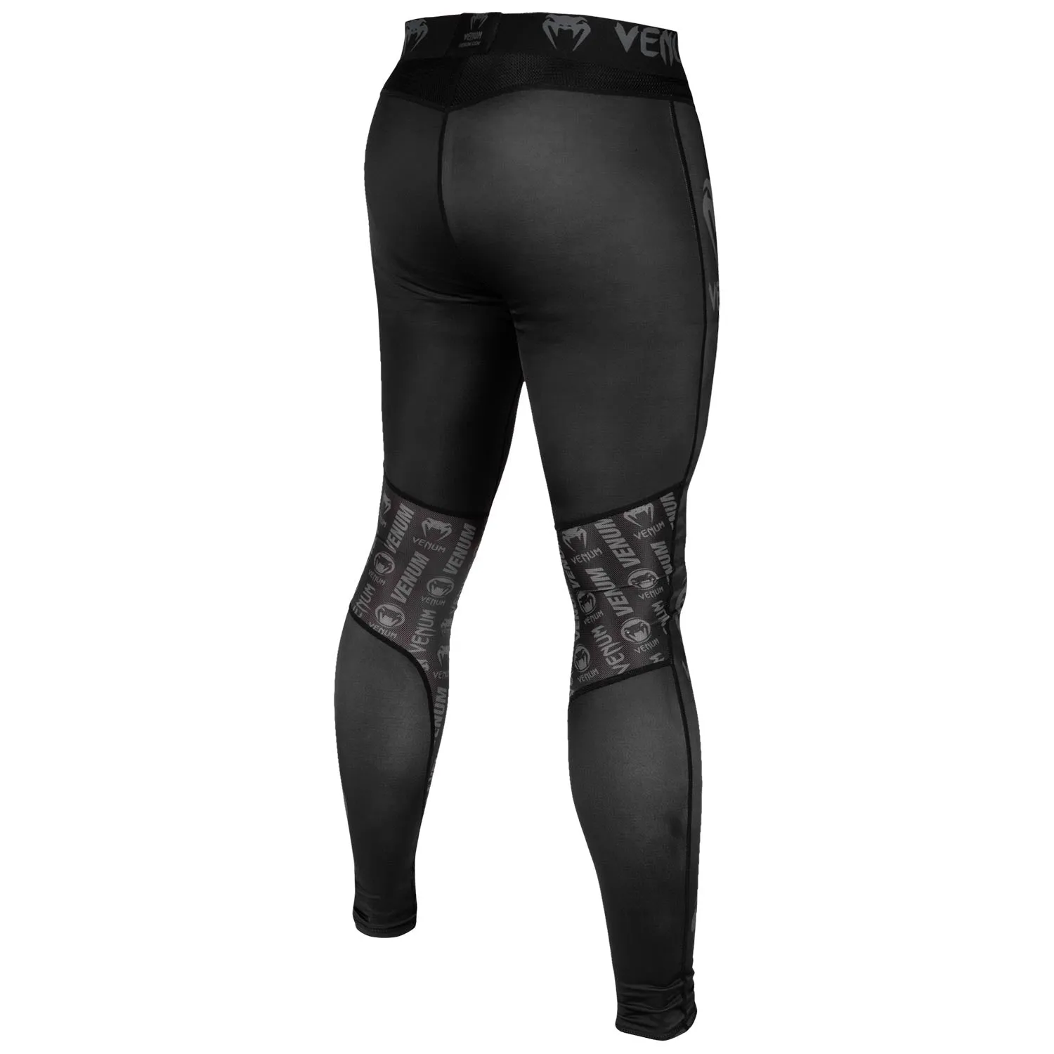 Venum Logos Tights - Black/Black