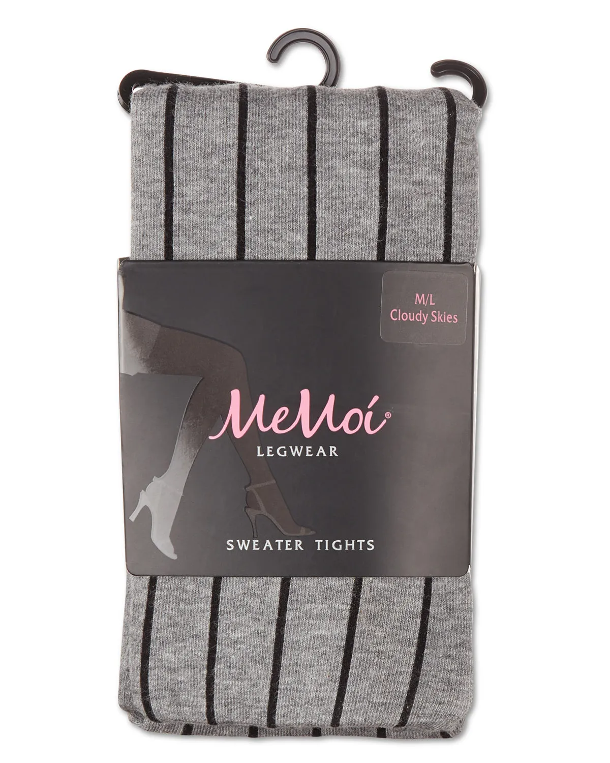 Women's Cozy Cotton Blend "Hot Pinstripe" Sweater Tights